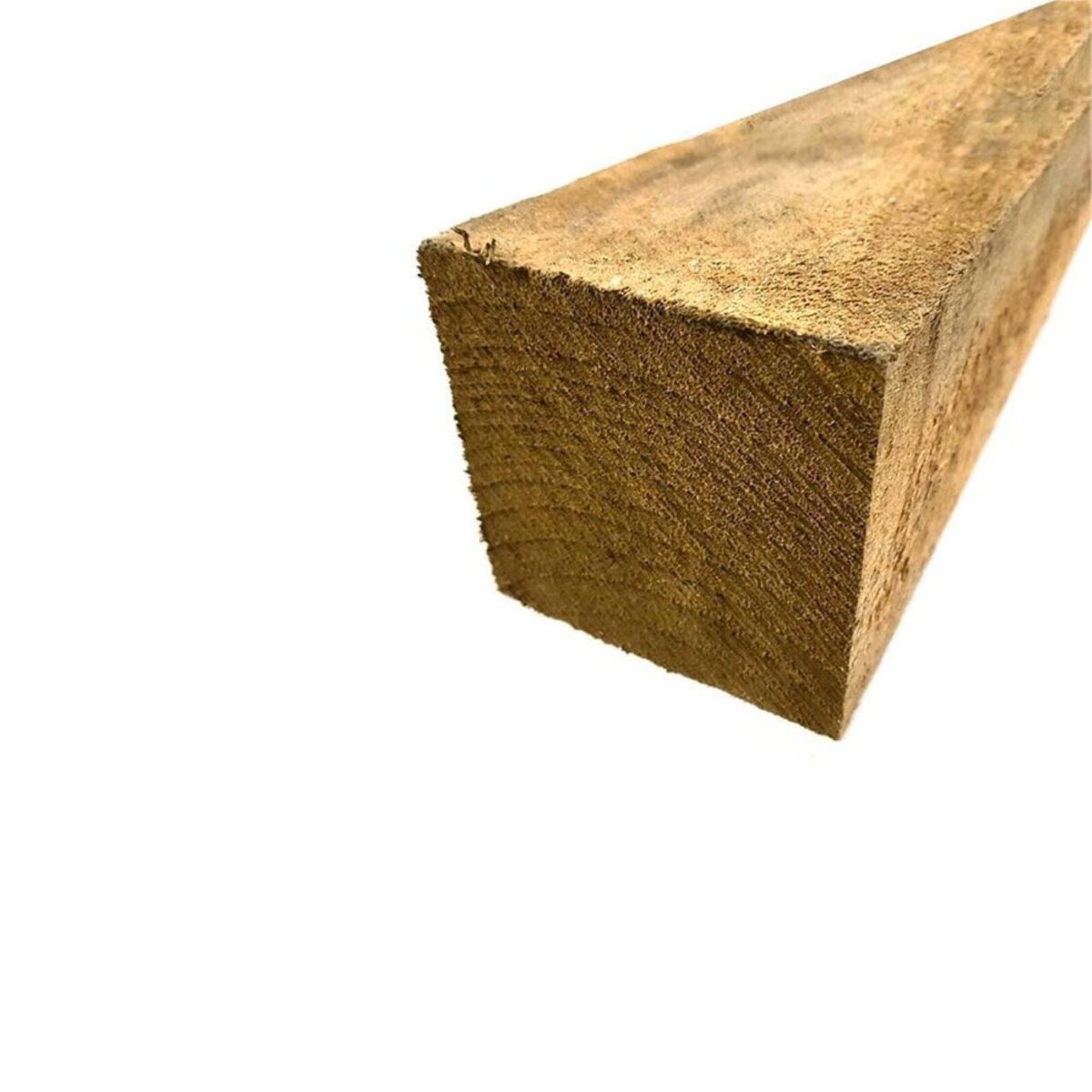 Treated structural timber post for temporary hoarding