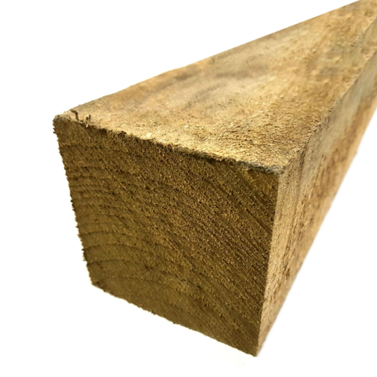 Treated timber post for temporary hoarding