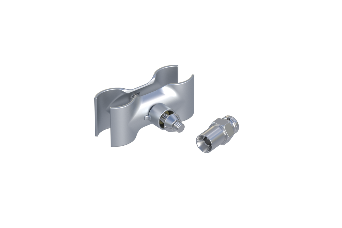 Tamper-resistant coupler for temporary fencing