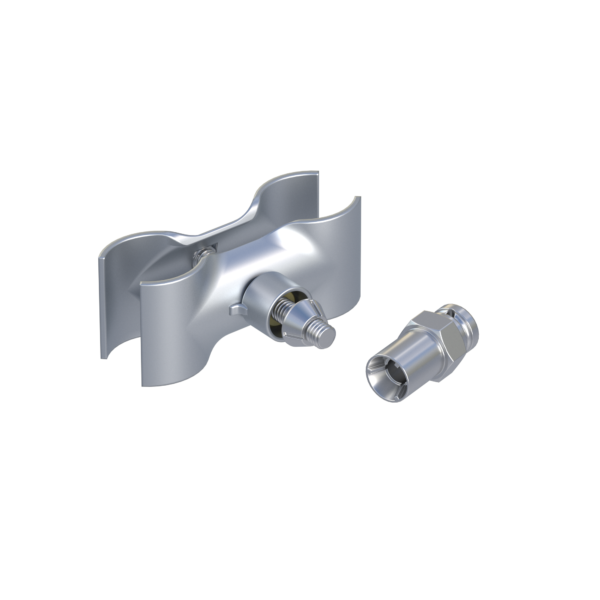 Tamper-resistant coupler for temporary fencing