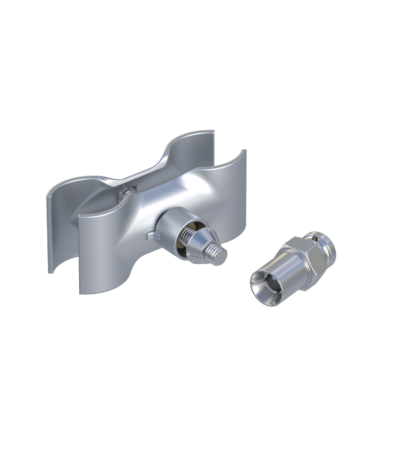 Tamper-resistant coupler for temporary fencing