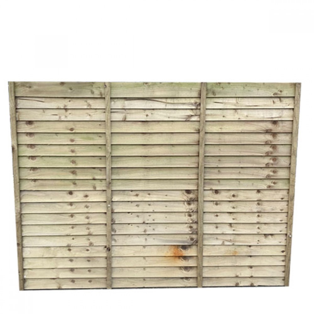 Lap timber fence panel, 6ft x 3ft
