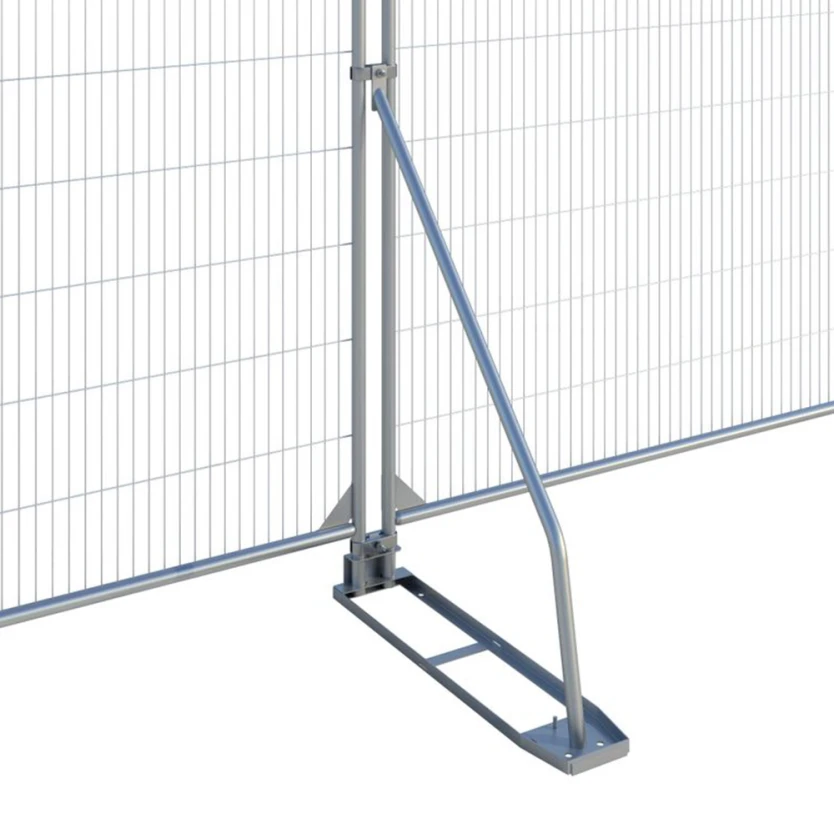 Zero-trip cranked fence stabiliser